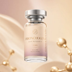 Bronchogen 20mg peptide vial by Glow Elevate featuring premium research-grade formulation with 99% purity verification.